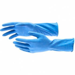 Перчатки трикотажные, акрил, двойные корич./68683