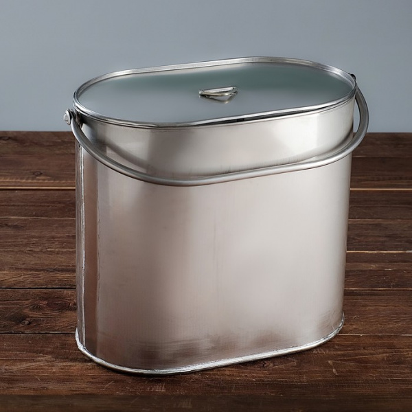 Туристический котелок 9 л, нержавеющая сталь/7442036