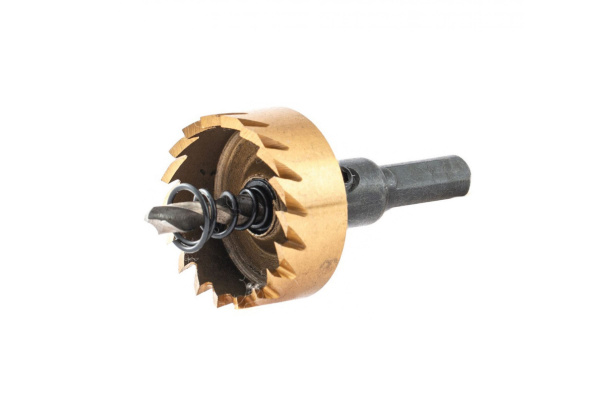 Коронка по металлу HSS, 40 мм, нитридтитановое покрытие/724112