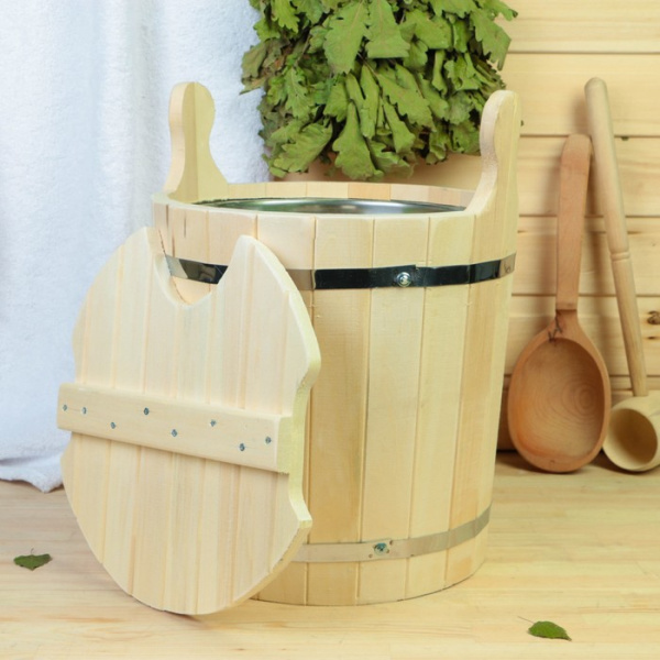 Запарник 15л с нержавеющей вставкой, с крышкой. "Добропаровъ"/1280145