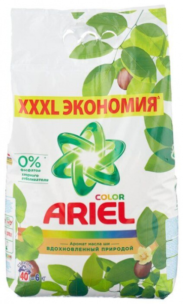 Стиральный порошок АРИЕЛЬ автомат 6кг аромат Масла Ши