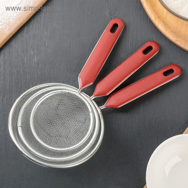 Набор сит 3 шт: d=8\10\11.7 см 861063