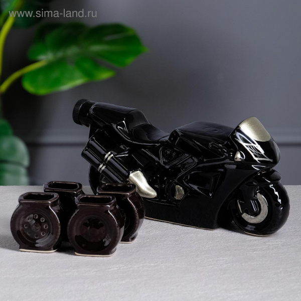 Набор винный "Байк черный" 5 пр  0,5л 1265977