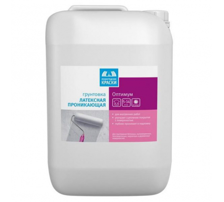 Грунтовка глубокого проникого с индикатором ОПТИМУМ 10л