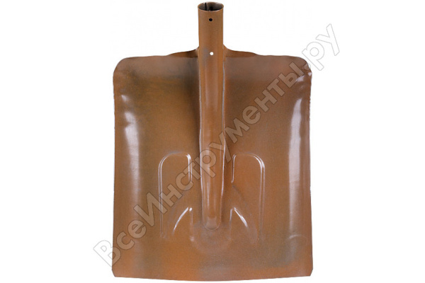 Лопата для уборки снега тротуарная стальная без черенка 68121