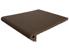 Ступень 250х300х30 коричневый/серая