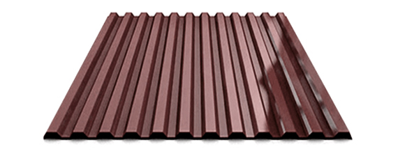 Профнастил С-21 0,45х1000х3000 (RAL 8017) Шоколад