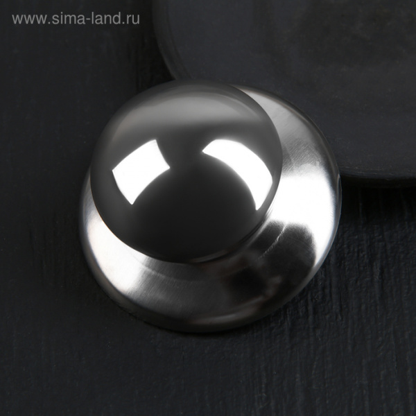 Ручка для крышки на посуду "Металлик" d=5.5 см 4593407