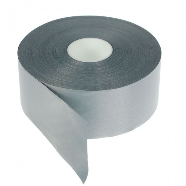Светоотражающая лента серая ширина 5 см, по 100 м/9236847