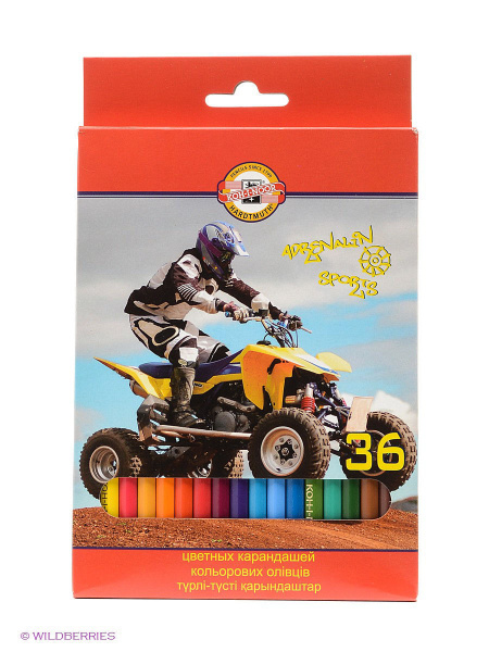 Набор карандашей СПОРТ 36 цветов KOH-I-NOOR 