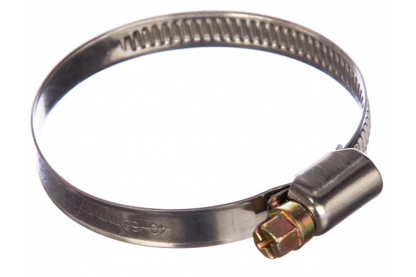 Хомут обжимной 40-60 мм (нержавеющая сталь со сваркой)/64285