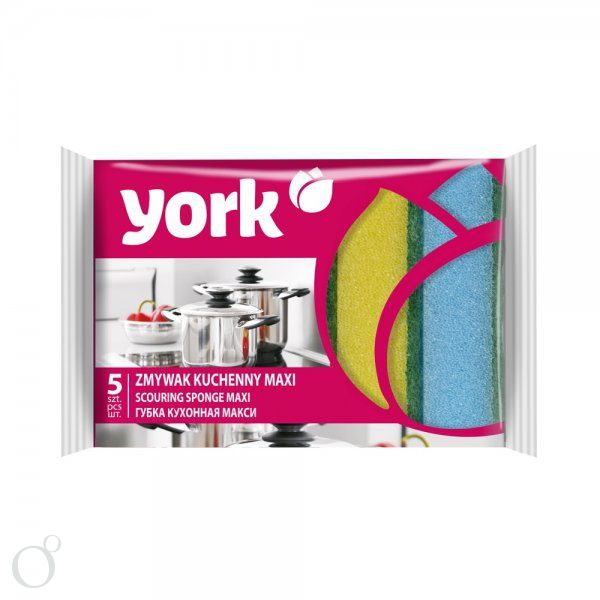 Губки для посуды ЙОРК MAXI 5шт