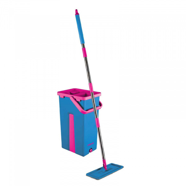 Набор для уборки ORION 2124: швабра, ведро с отж./полоск, сменные насадки, 2 шт, 4 л /9161326