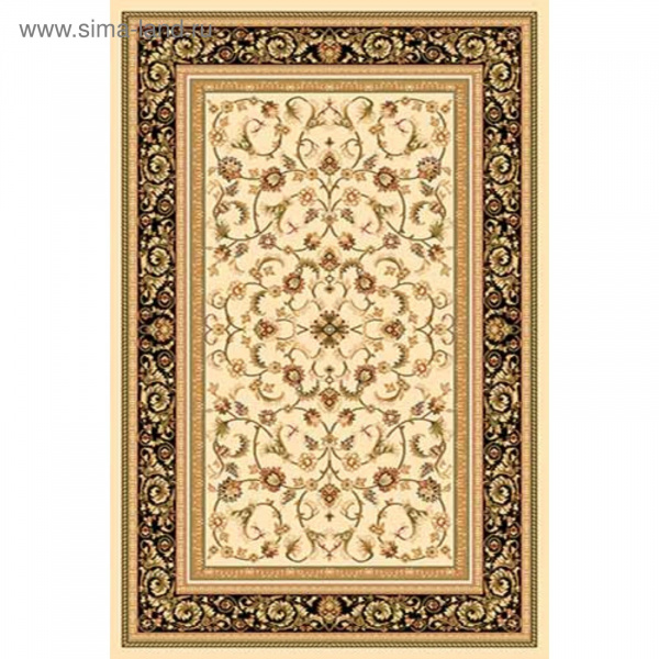 Ковер Хит-Сет ПП OLYMPOS d392 0,8х1,5м CREAM-BLACK /3611777