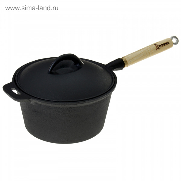 Сотейник чугунный 19см с крышкой 837794