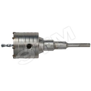 Коронка кольцевая по бетону, хвостовик 100мм в сборе (упаковка-двойной блистер)  33мм