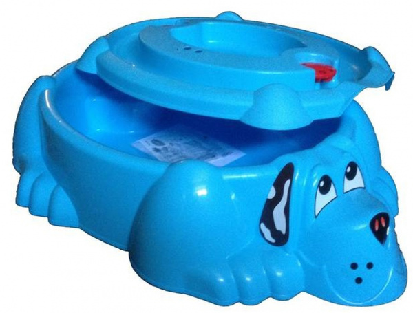 Песочница-бассейн СОБАКА с крышкой 432  528047