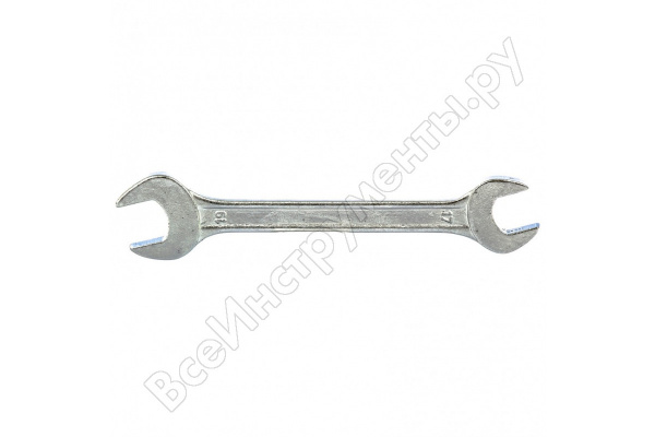 Ключ рожковый, 17х19мм, хромированный 144625