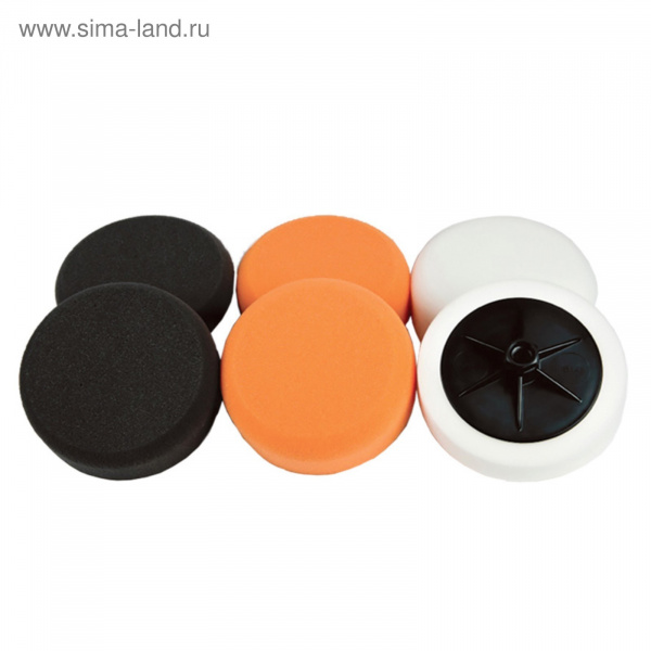 Полировальный круг CHAMAELEON на липучке, черный 150х25мм. мягкий 3424416