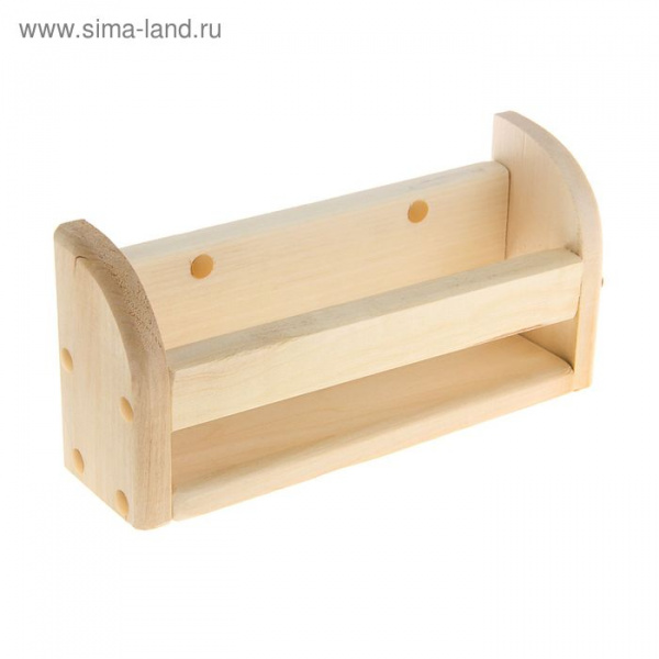 Полочка для масел, 6 пузырьков, липа Добрая баня  1300133