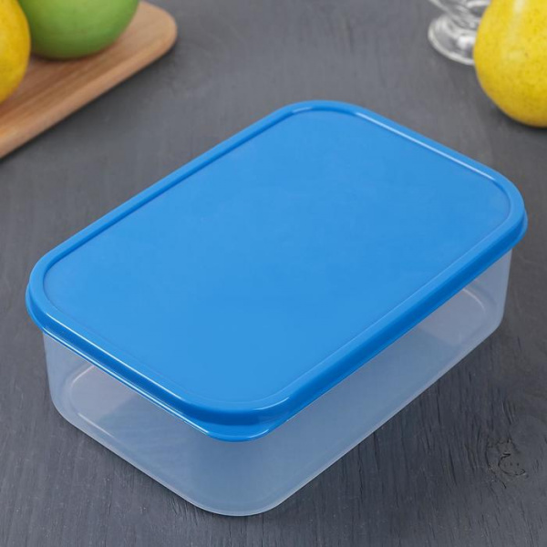 Контейнер пищевой, 1,2 л, цвет синий /1333821