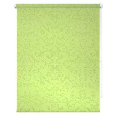 Рулонная штора Дельфы салатовый 160х175 8363