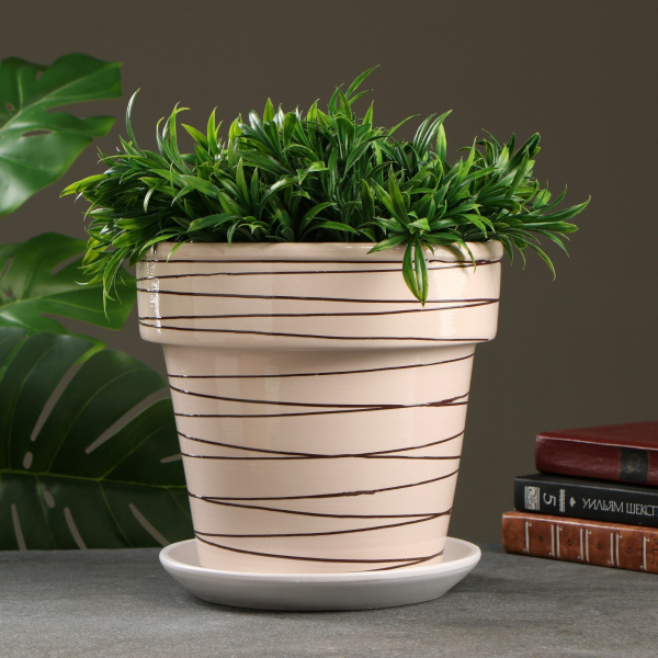 Горшок цветочный "Линии" 7 л /9335251