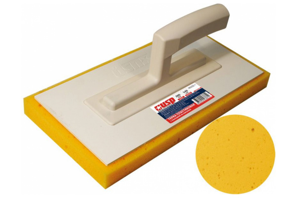 Терка поролоновая 140х280х25мм/05322