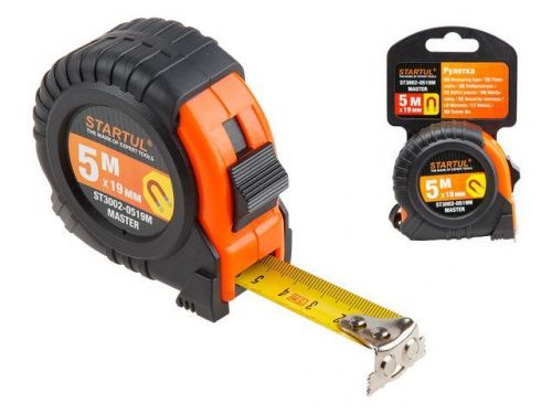 Рулетка 5м/19мм STARTUL "Мастер" с магнитом (ST3002-0519М)