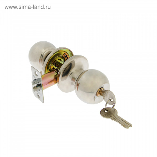 Защелка ЗШ-01/хром, ключ/953д