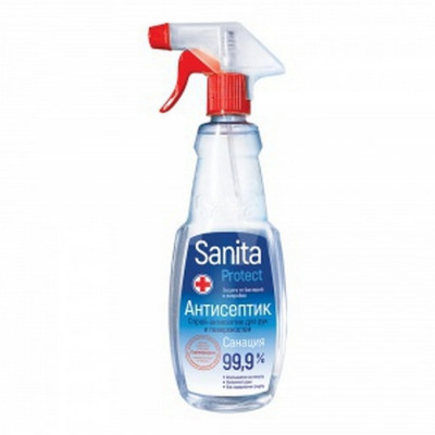 Жидкость для рук и поверхностей с антисептическим эффектом Санита 500мл