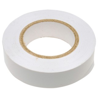 Изолента пвх 19мм х 20м 180 мкм белая СИБРТЕХ 88798