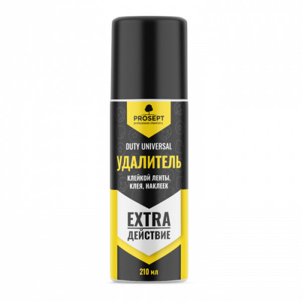 Средство для удаления клея, наклеек, клейкой ленты Duty Universal (готовое), аэрозоль / 210мл