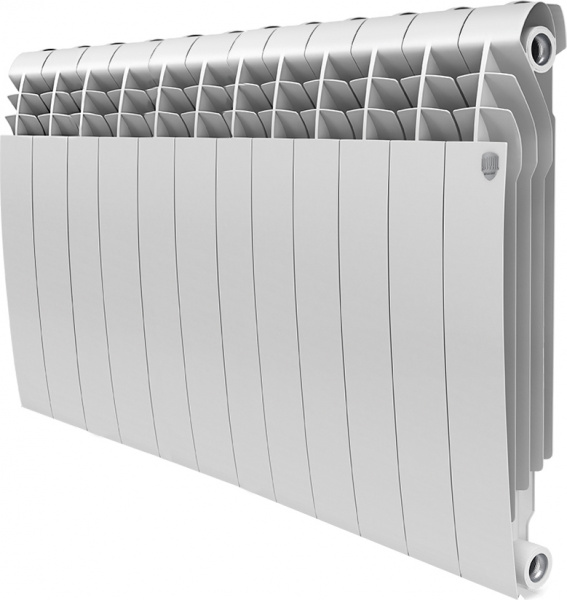 Радиатор биметаллический Royal Thermo BiLiner 500/90 (белый) - 12 секций