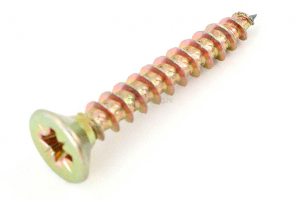 Шурупы желтопассированные, универсальные 4 х 50 ( фасовка 250 шт )/21350-4