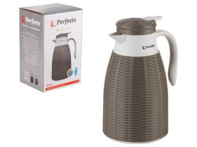 Кофейник (кофе пот) вакуумный 1л, (Ротанг) коричневый  27-177100