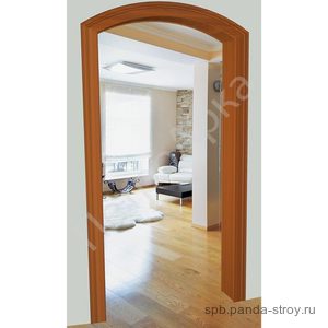 Арка Нордика ПВХ светлый орех