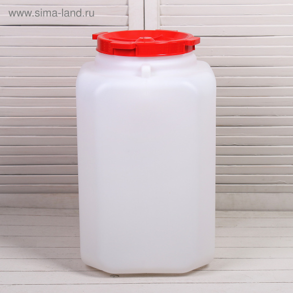 Бочка 50л. с крышкой, пищевая /2482172