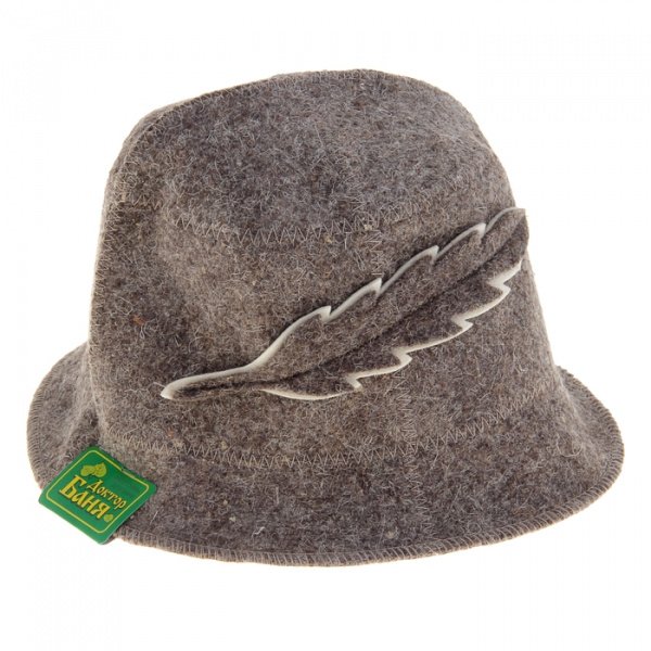 Шапка банная "Охотник" серая 104999