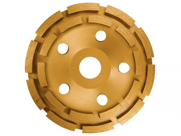 Чашка алмазная зачистная, 125 мм, двухрядная// MATRIX/72990