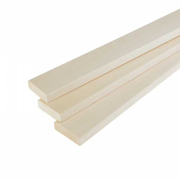 Полок ЛИПА сорт "ПЕРВЫЙ" 300х9х2,6см за 1шт "Лесопилка 166" /2829583