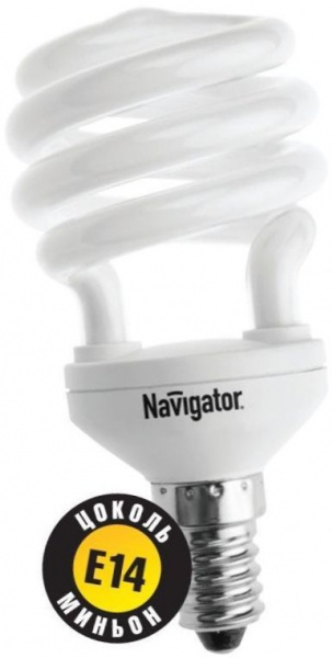 Лампа Navigator спираль 15W/827 E14 94043