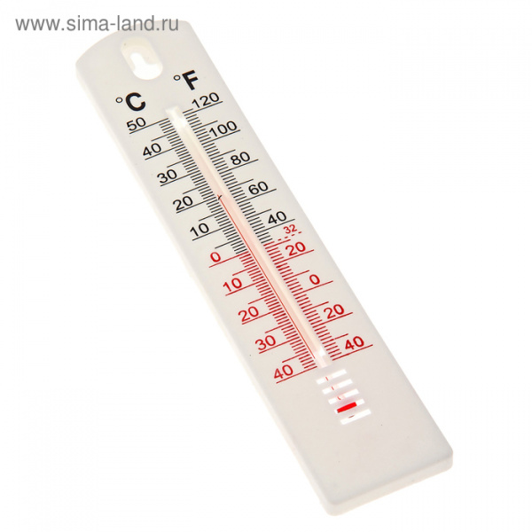 Термометр, уличный, спиртовой, белый/698410