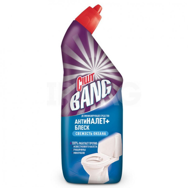 Средство чистящее для туалета Cillit Bang АнтиНалет и Блеск Свежесть Океана (750 мл)