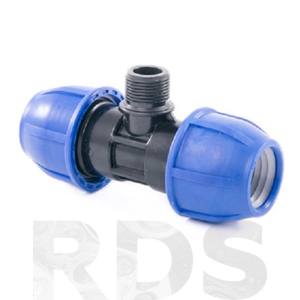 Тройник КП 32х1" НР