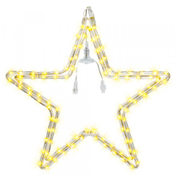 Фигура светодиодная "Звезда" 96 теплых LED, 56см/55039