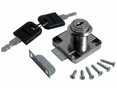 Замок мебельный 40х40мм Врезной /67205