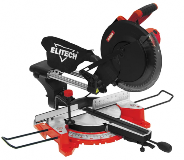 Пила торцовочная "ПТ 2030 К" (Elitech) 2000 Вт., 305х30мм, 4800об/мин., глуб.проп.90мм, шир проп.310