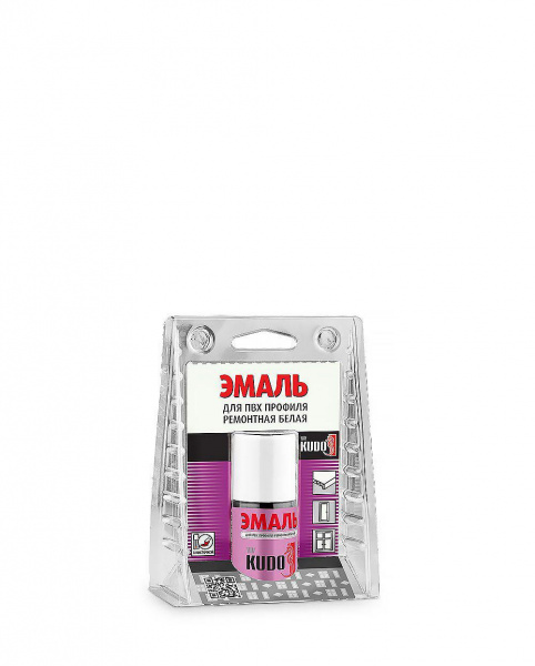 Эмаль для ПВХ профиля с кисточкой KU-7K6101