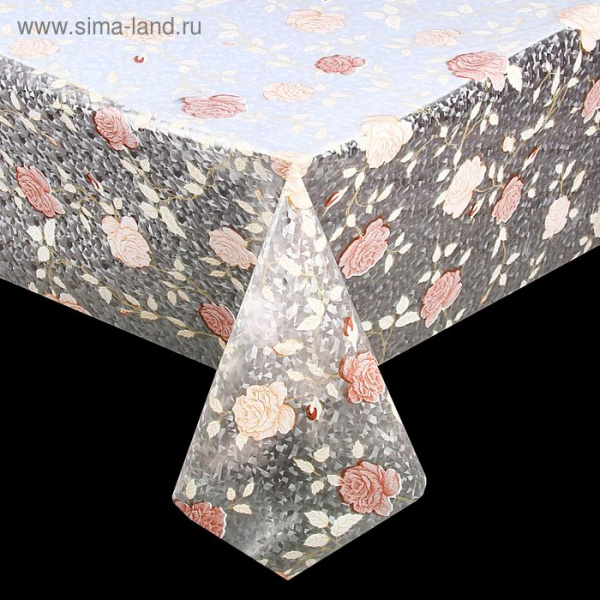 Клеенка EVA, c 3D-эффектом  "Розочки"   1383759 *20